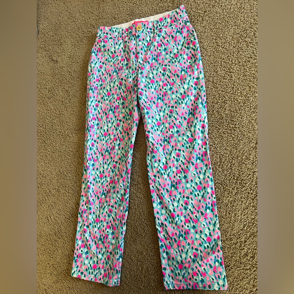 Lilly Pulitzer Multicolor Patterned Cropped Pants… - image 5